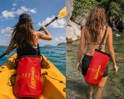 Sac étanche rouge - idéal sports nautiques!