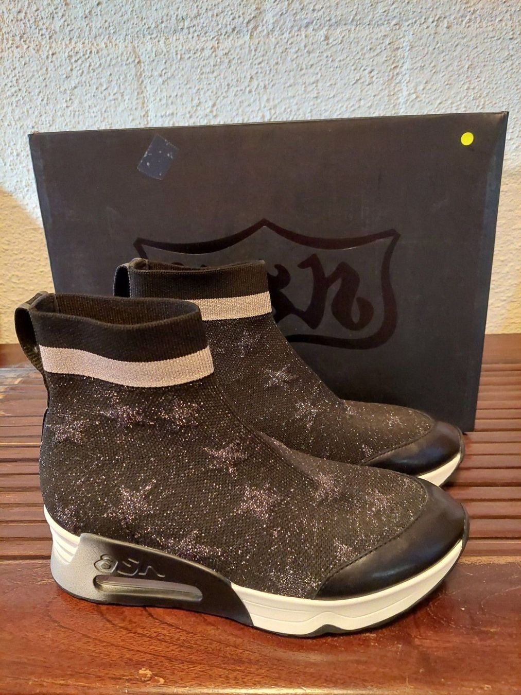 Ash Scarpe da donna: ASH . Lulla Star black/old silver/black 36 – Nuovo e nell'imballaggio originale da Besenbüren venduto da teluride89