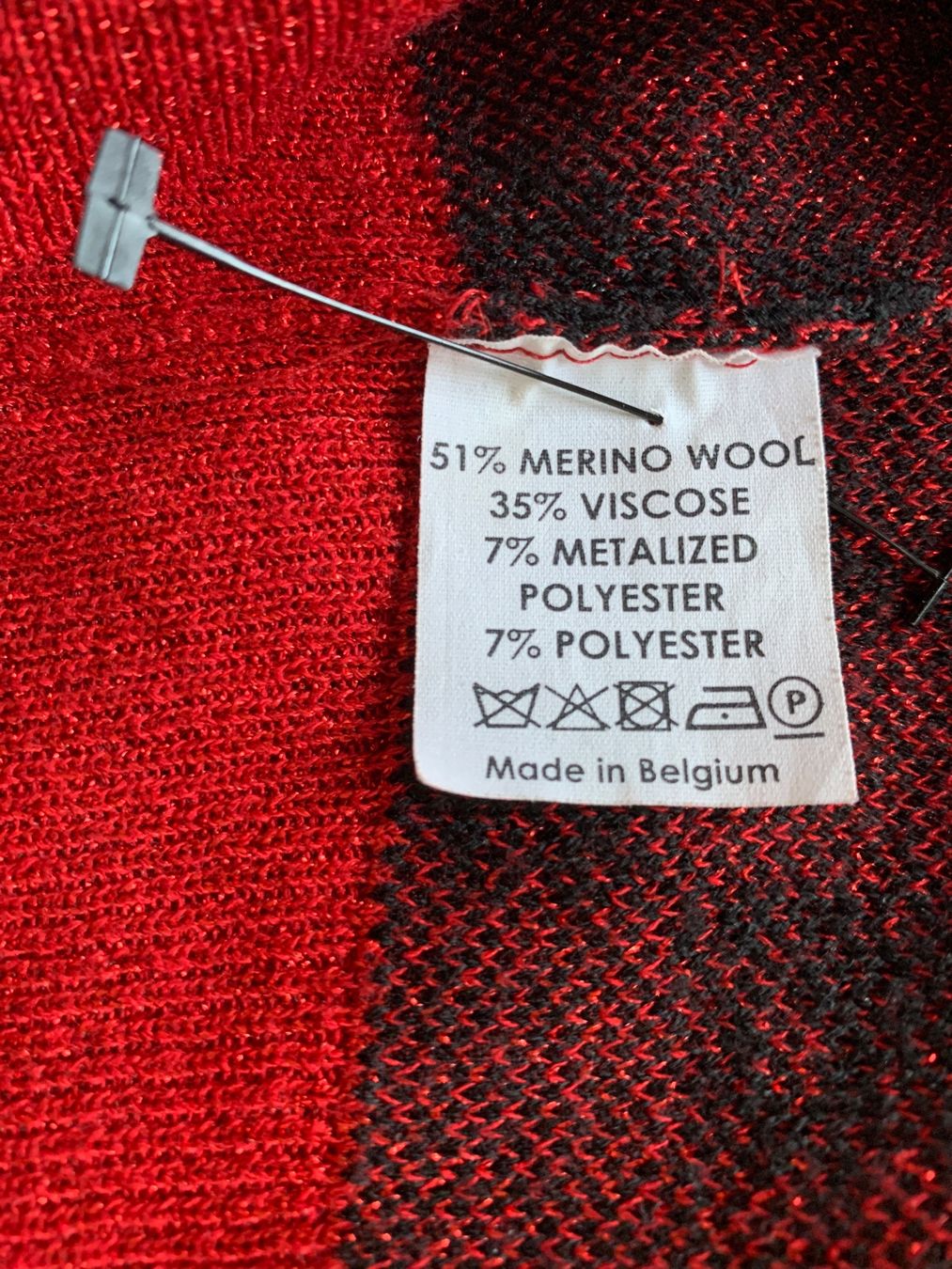 Dries Van Noten Maglioni & Felpe: Dries van Noten: Exklusiver Pullover, Rot/Schwarz, NP 700, S – Nuovo (secondo la descrizione) da Luzern venduto da designluzern 6