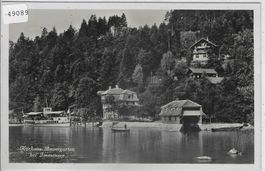 Kurhaus Baumgarten bei Immensee mit Dampfer "Rigi"