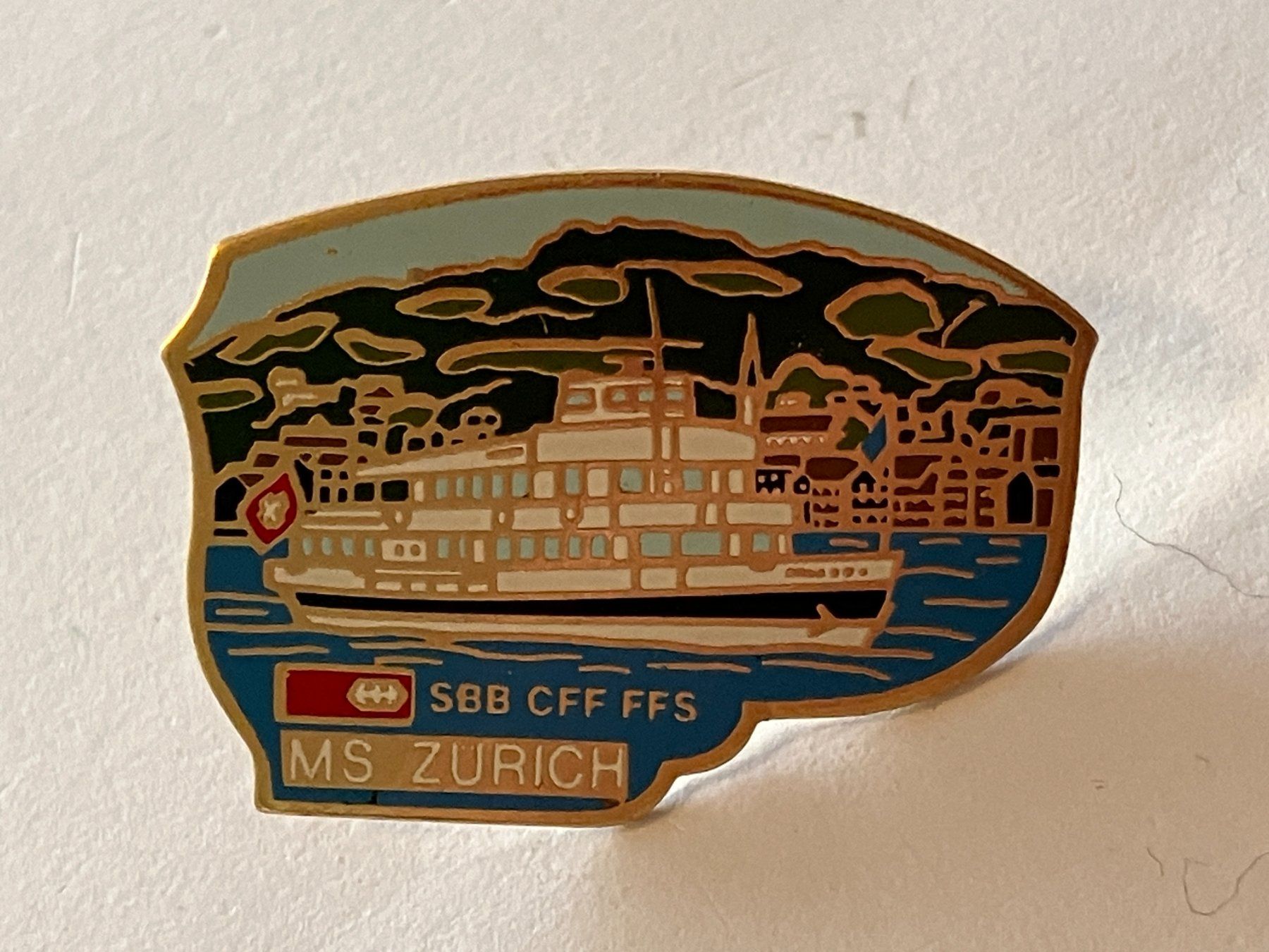 Plaquettes & Badges: 1 Pin SBB Schifffahrt MS Zürich – D'occasion à Basel par djwwpp