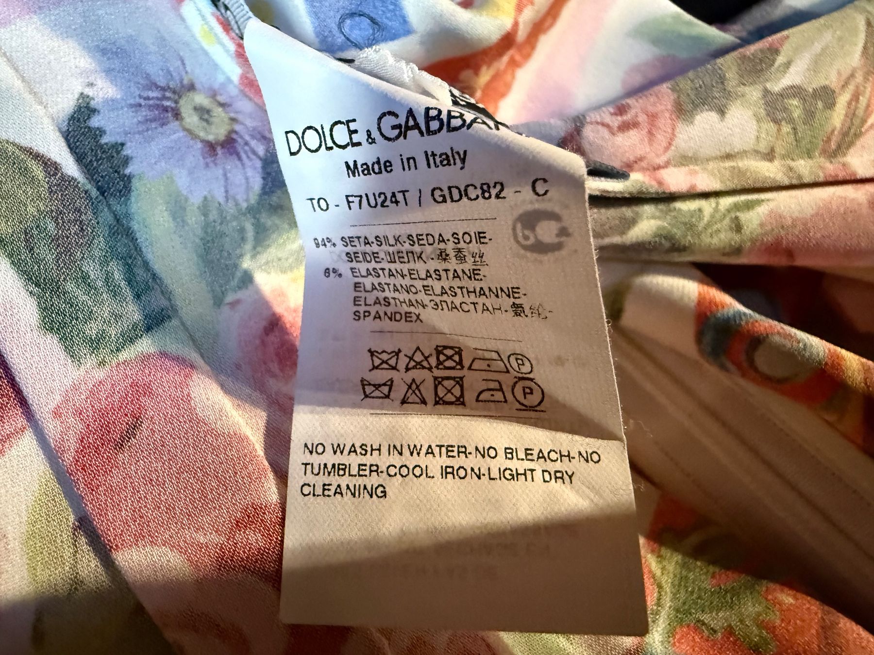 Dolce & Gabbana Top: Dolce&Gabbana Seide Top – Nuovo (secondo la descrizione) da Schattdorf venduto da Remligand 7