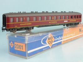 Roco 2361 Spur N Schürzenwagen Mitropa Schlafwagen