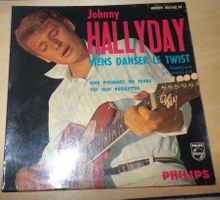 45t Johnny Hallyday Viens danser le twist