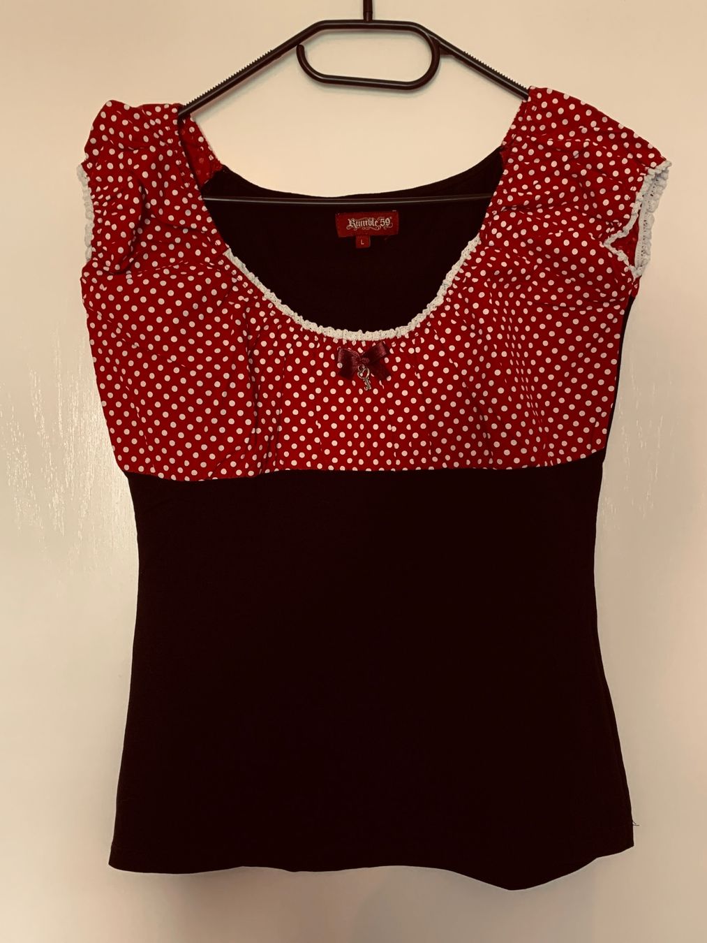 Camicette: Rockabilly Rumble 59 Bluse (Neu) Grösse L – Usato da ZUFIKON venduto da SULMI01