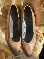 Dior Escarpins vintage en cuir beige 38👡Dernier jour!