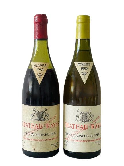 Wein: LOT Ch.RAYAS 1983 + Ch. RAYAS 1992 – Neu (gemäss Beschreibung) aus Genève von Bazarare