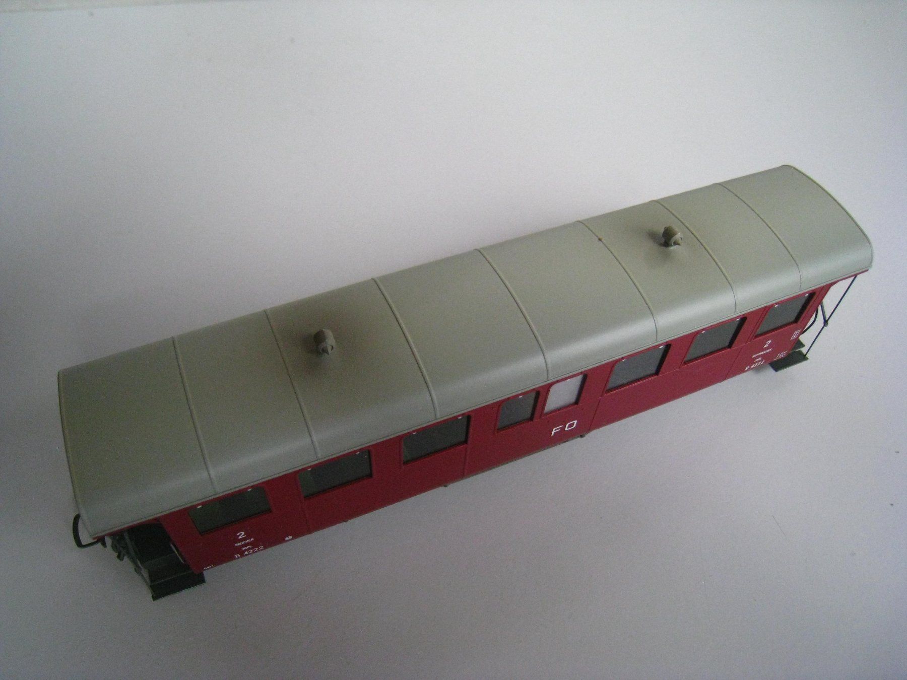Ferro-suisse Modellini di ferrovie: Ferro Suisse FO B4i 4222 offene Plattform, oder 4224/25/26 – Usato da Buchs ZH venduto da swiss-train 5