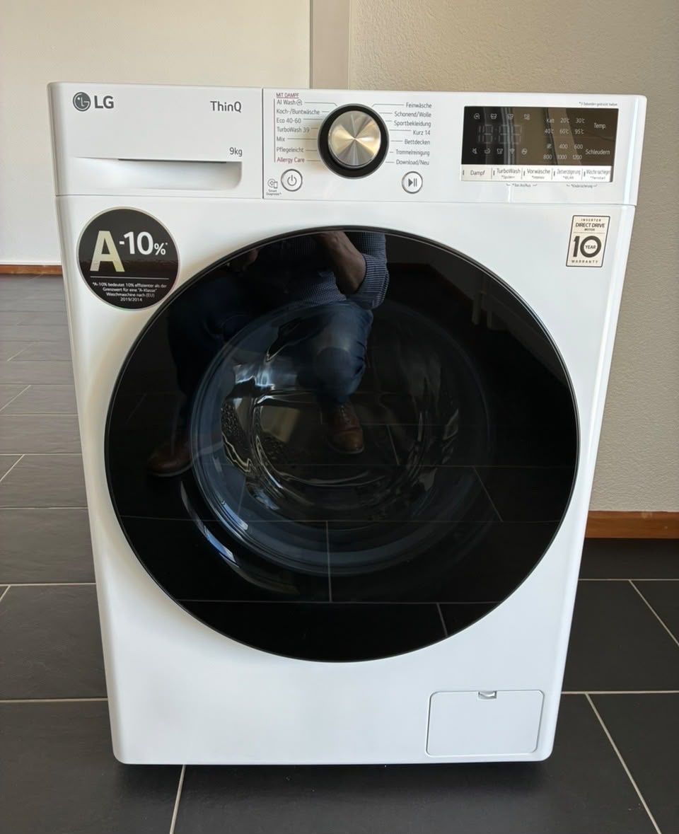 LG Lavatrici: Lave-linge LG ThinQ 9kg – Nuovo e nell'imballaggio originale da Fribourg venduto da seb_2pqb