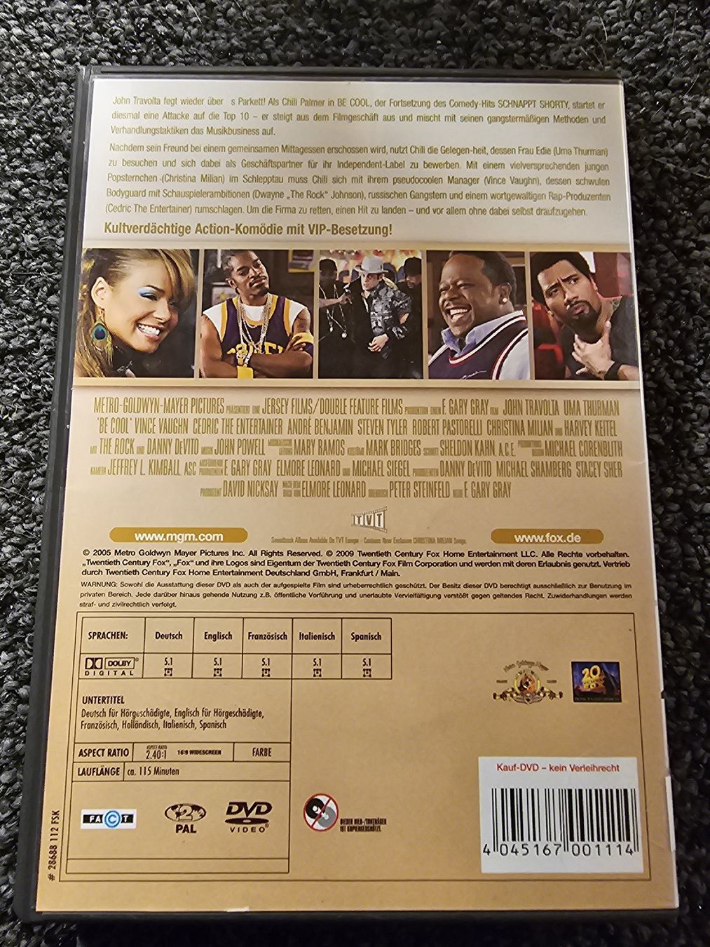 Tutti i DVDs: DVD Be Cool (17772) – Usato da Ruswil venduto da jan_bxl5 1