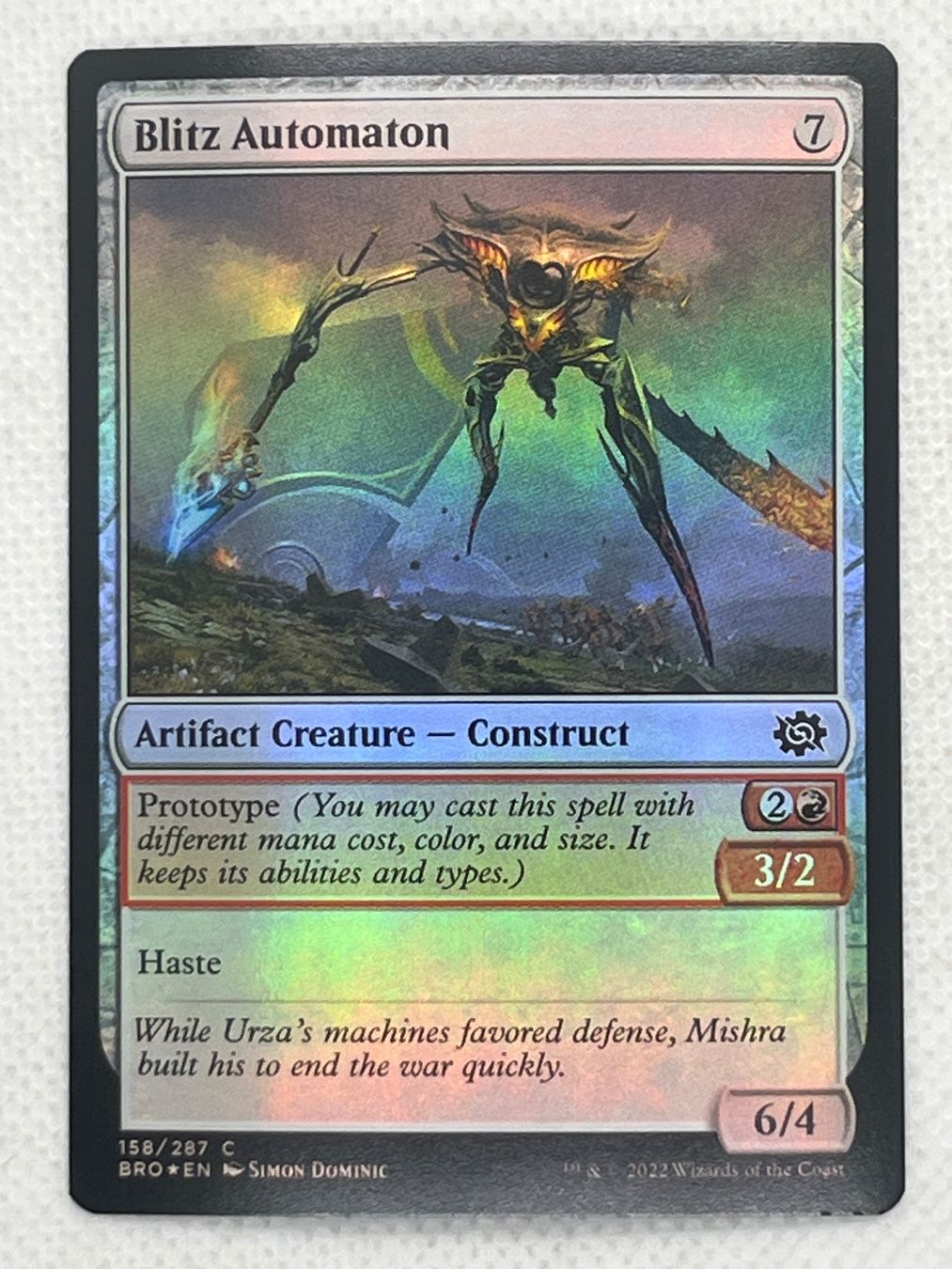 Magic The Gathering Carte collezionabili: MTG Blitz Automaton BRO 158 Englisch Common Foil – Usato da Hinterkappelen venduto da Kim1992