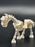 Lego Castle Horse Skeletal White Figur