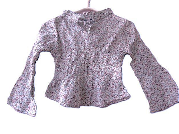 Camicie, Top & T-shirt: ca. Gr. 86/92 Tunika, weiss hellblau rosa Blümchen – Usato da Basel venduto da frausommerwind
