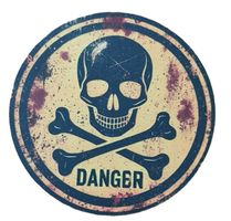 DANGER  - Blechschild  (neu/OVP)