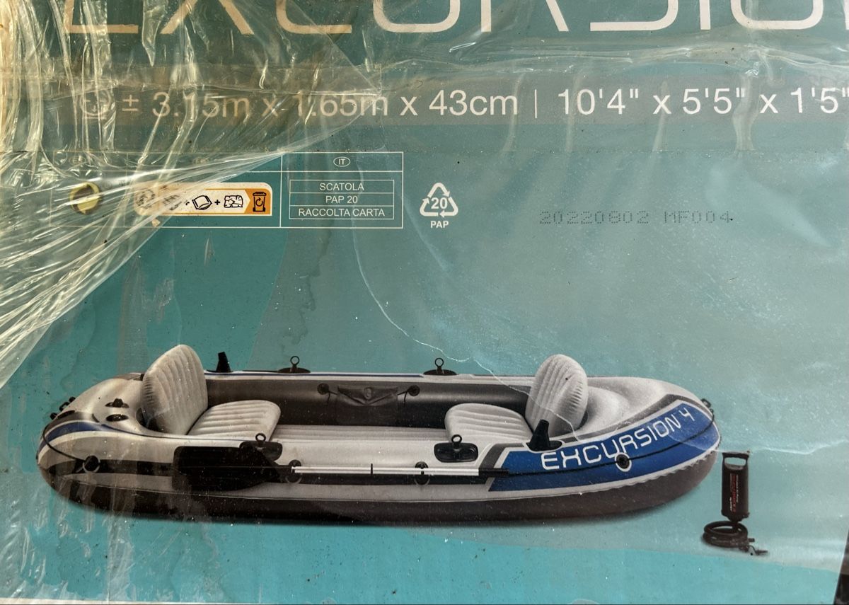 Barche: Intex Excursion 4 Boot Set, noch Original verpackt  – Nuovo e nell'imballaggio originale da Waltenschwil venduto da Hendi 2