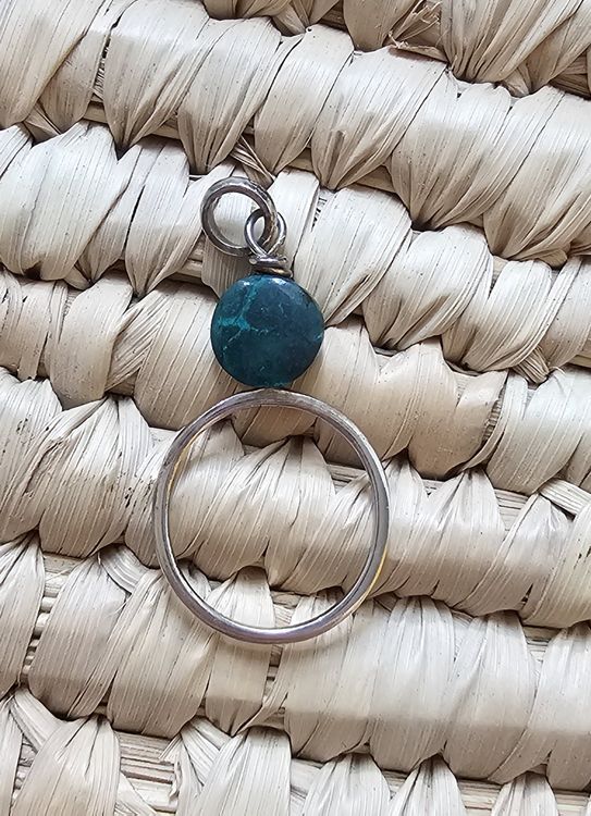 Pendentif Émeraude du Brésil Argent 925 #EM16 main image 1