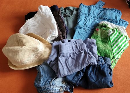 Sommerkleider & Hosen-Set, Gr. 128  ☀️👗👖