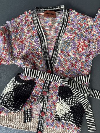 NEUwertig Missoni Strickjacke Mantel Coat NP 1690