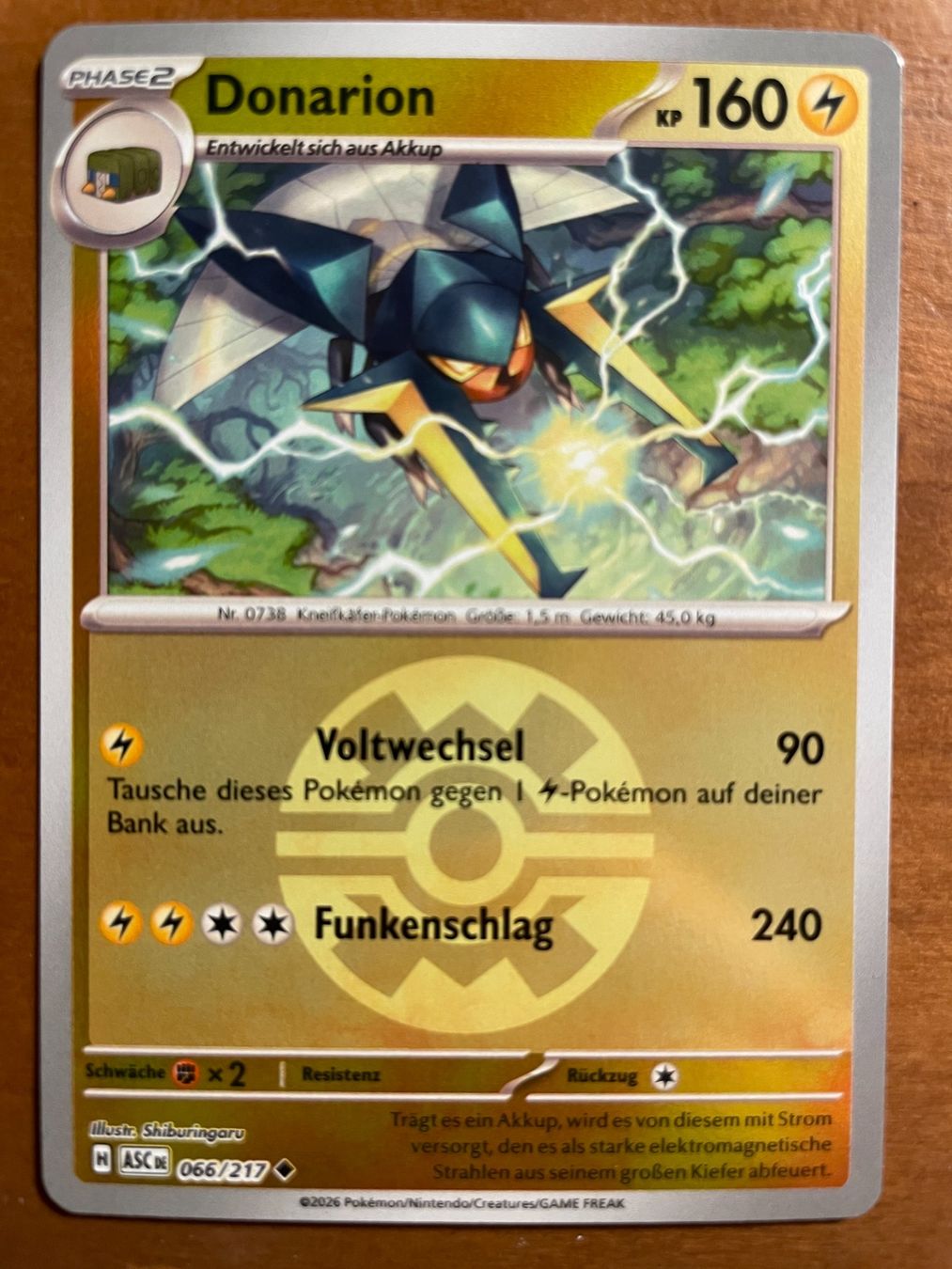 Pokémon Carte collezionabili: Pokemon Donarion Reverse (Versand gratis) – Nuovo (secondo la descrizione) da Chur venduto da Angerson