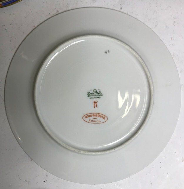 Rosenthal Piatti: 3 Dessertteller Rosenthal 30er – Usato da Zürich venduto da gigimai67 3