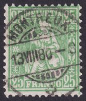 Nr. 40, mit Vollstempel MONTREUX VD