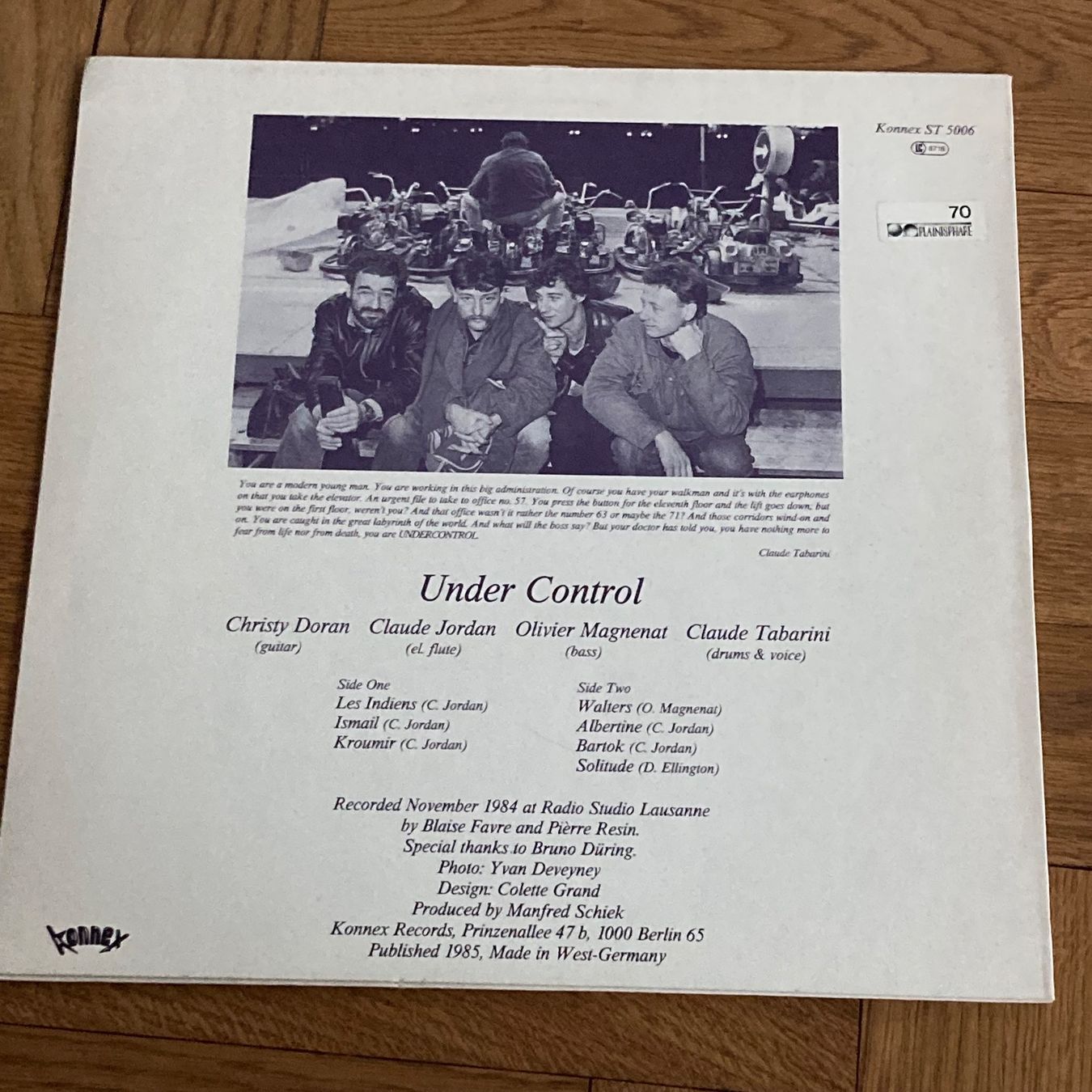 Dischi in vinile: Under Control - Kroumir, LP | Christy Doran, Jazz-Rock – Usato da Bern venduto da Ntsamina 1