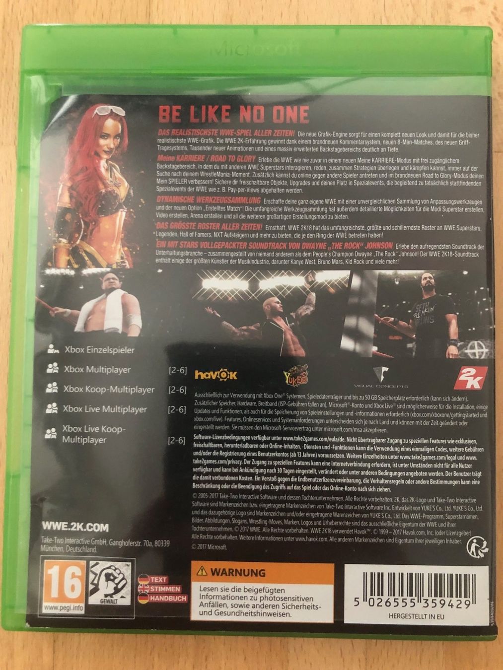 Jeux: W2K18 - Xbox One – D'occasion à Nussbaumen AG par pik_wj8w 1