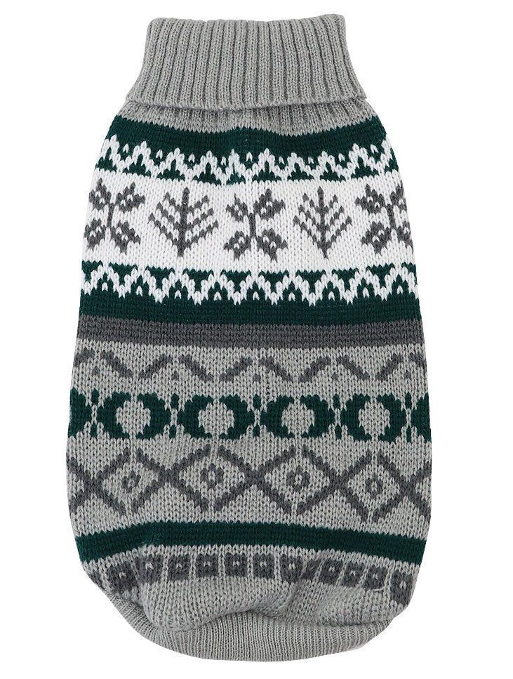 Abbigliamento: Warmer Hunde Strickpullover grau 18 cm Rückenlänge – Nuovo e nell'imballaggio originale da Rüegsauschachen venduto da W4PAW 2