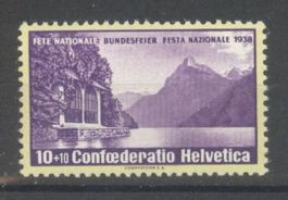 1938, Pro Patria, Vierwaldstätter, ohne Falz, Nr. B1y **