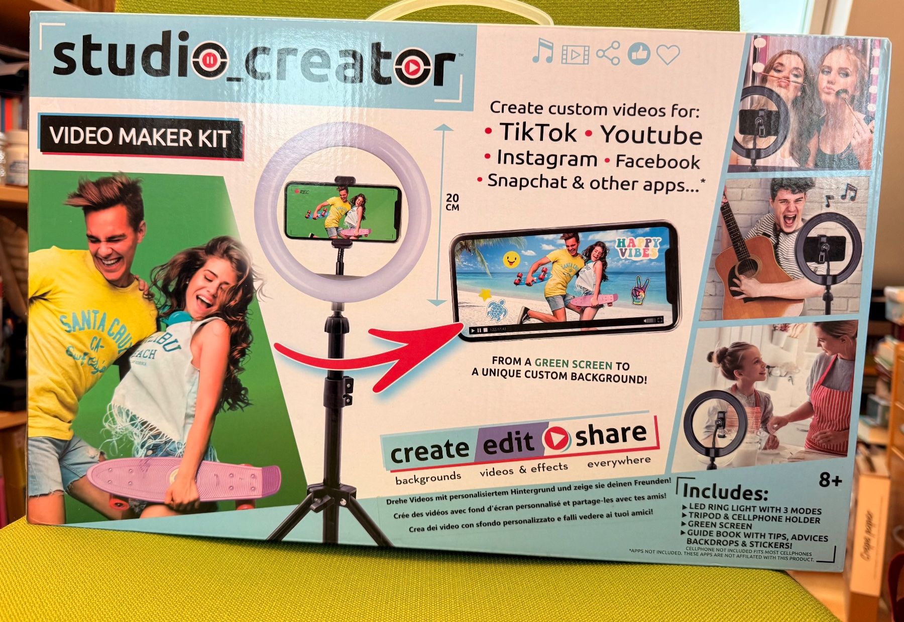 Spielzeuge: Video Maker Kit mit Ringlampe – Neu und originalverpackt aus Frauenfeld von Scleo