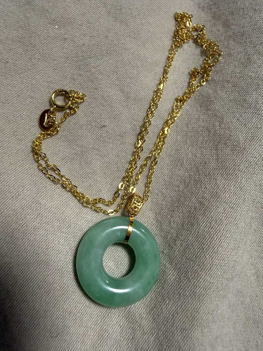 Ketten: Birmanische Jadeite Kette – Neu (gemäss Beschreibung) aus Oberhof von RealStone 2