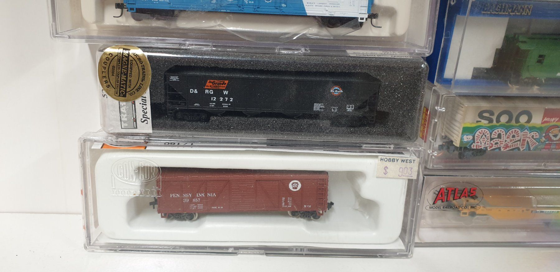 Modellini di ferrovie: USA Diverse Spur N  Güterwagen – Usato da Neuenhof venduto da ludovicco 2