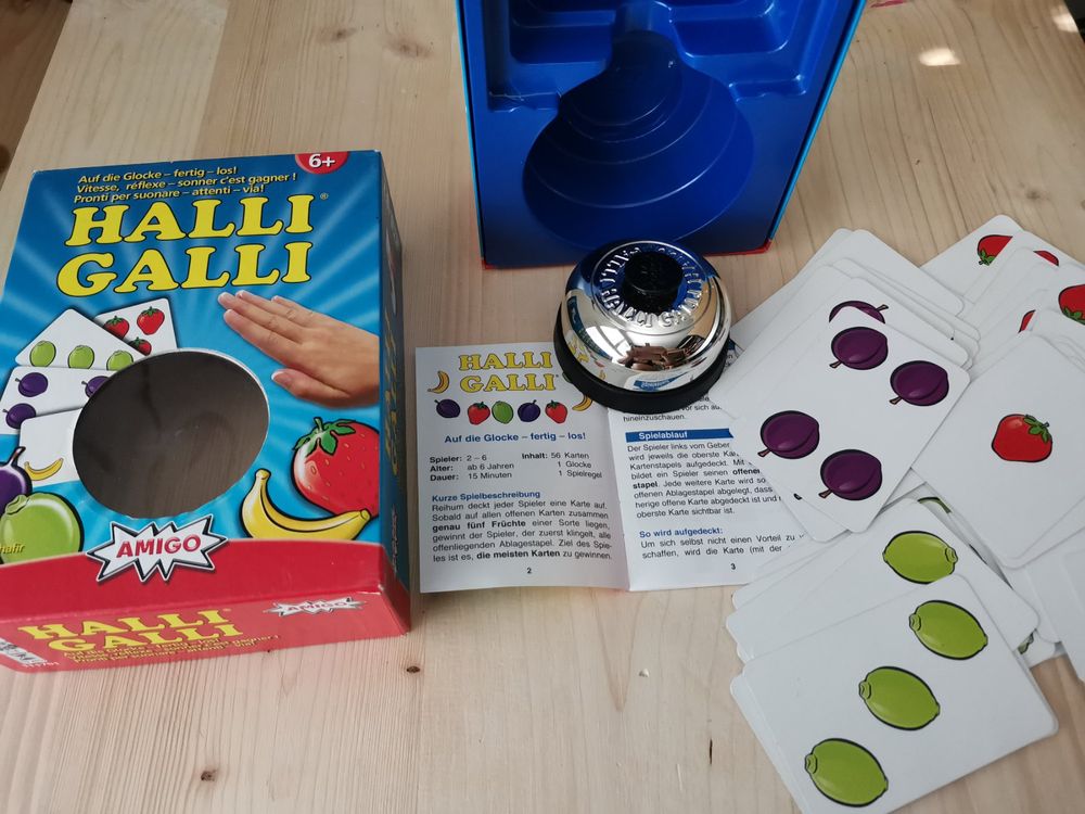 Kinder Spiel Halli Galli mit Glocke ab 6 Jahren | Kaufen auf Ricardo