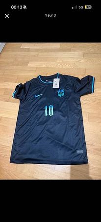 MAILLOT FOOTBALL BRÉSIL NEYMAR COUPE DU MONDE 