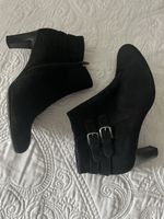 Gabor Wildleder Stiefeletten, schwarz, 40 - Top Zustand!