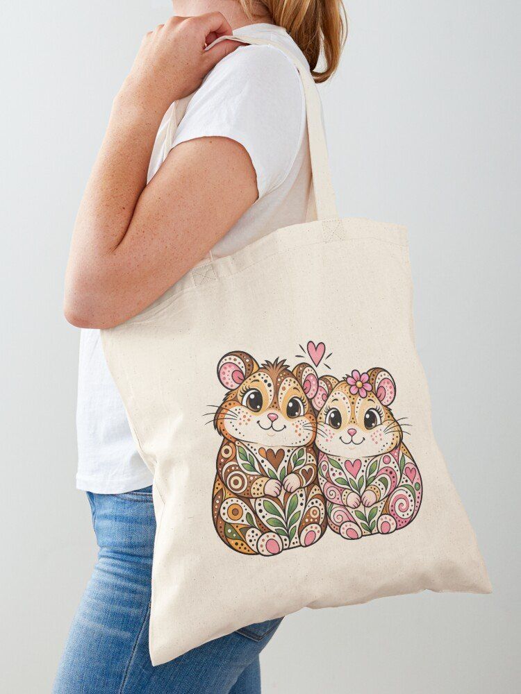 Borse: Stofftasche - Hamster - inkl. Versand – Nuovo e nell'imballaggio originale da Basel venduto da Kunterbunt12 1