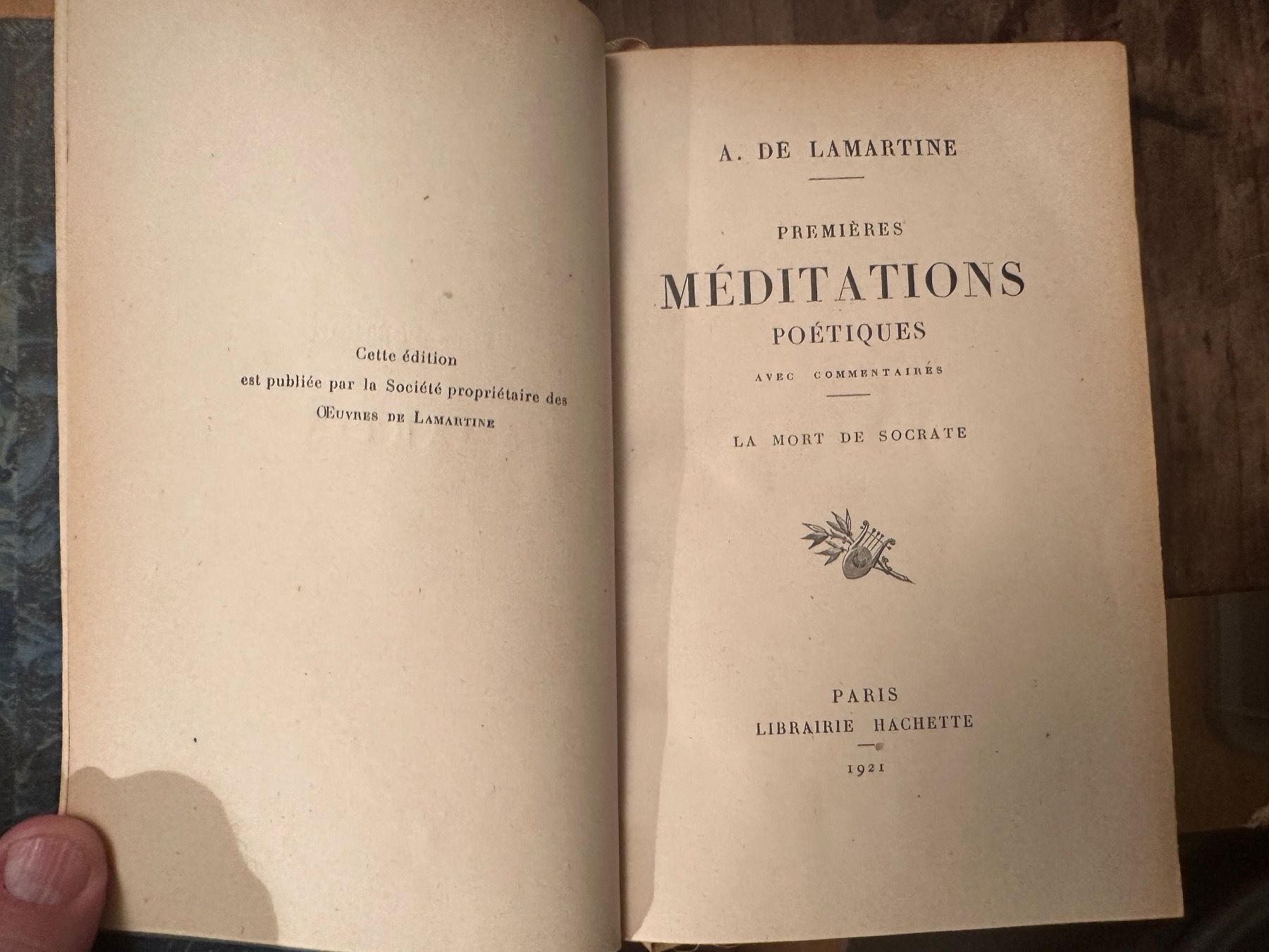 Libri: Alphonse de Lamartine: Oeuvres. 5 tomes. – Usato da Zürich venduto da allp 7
