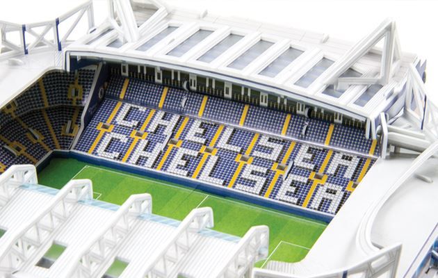 Puzzle: Chelsea Stamford Bridge Stadion 3D Puzzl – Nuovo e nell'imballaggio originale da Wil SG venduto da Football-Legends 2