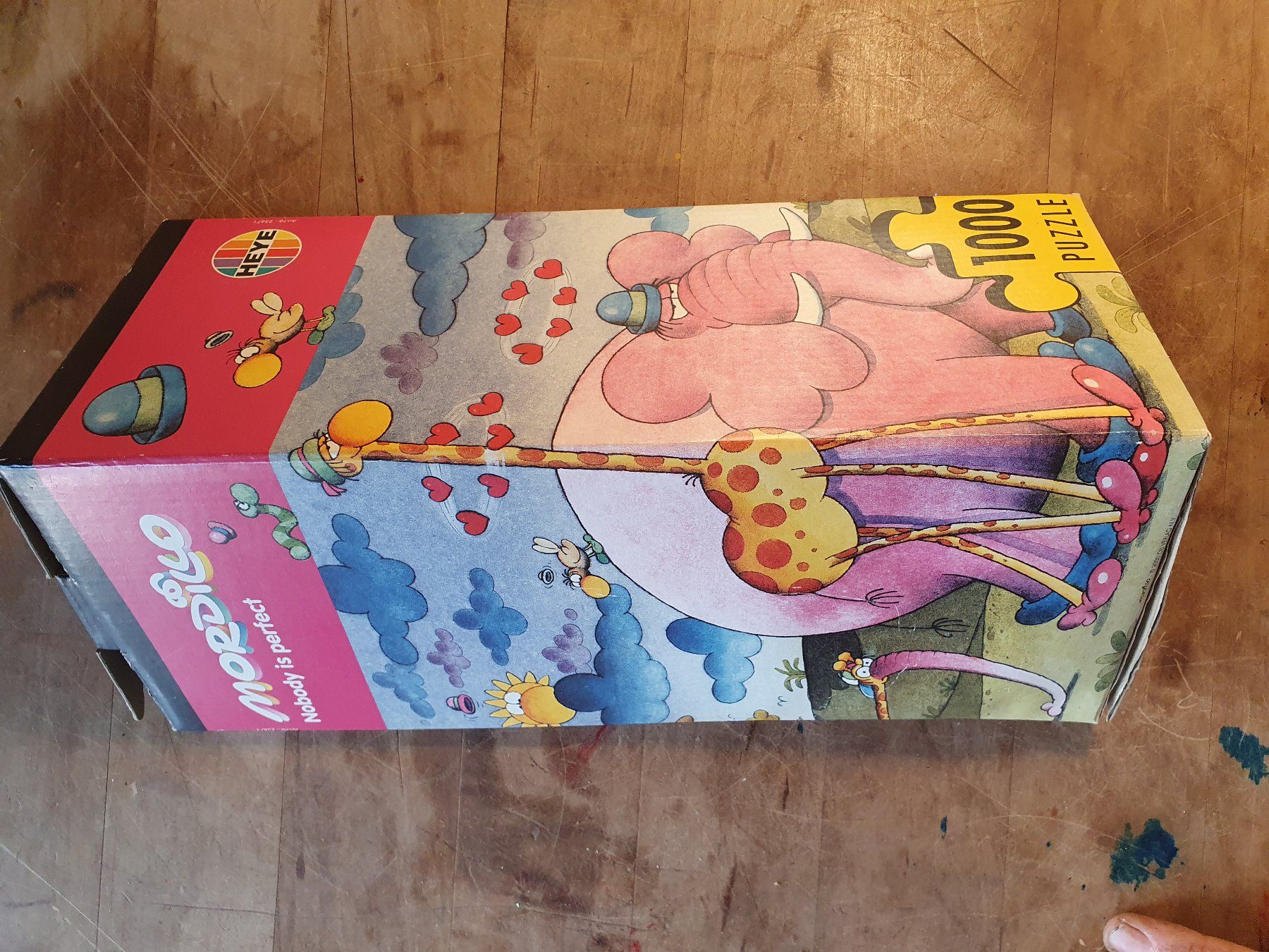 Puzzles: Mordillo Puzzle Nobodys perfect 1000 Teilig – Gebraucht aus Zürich von loosebone 1