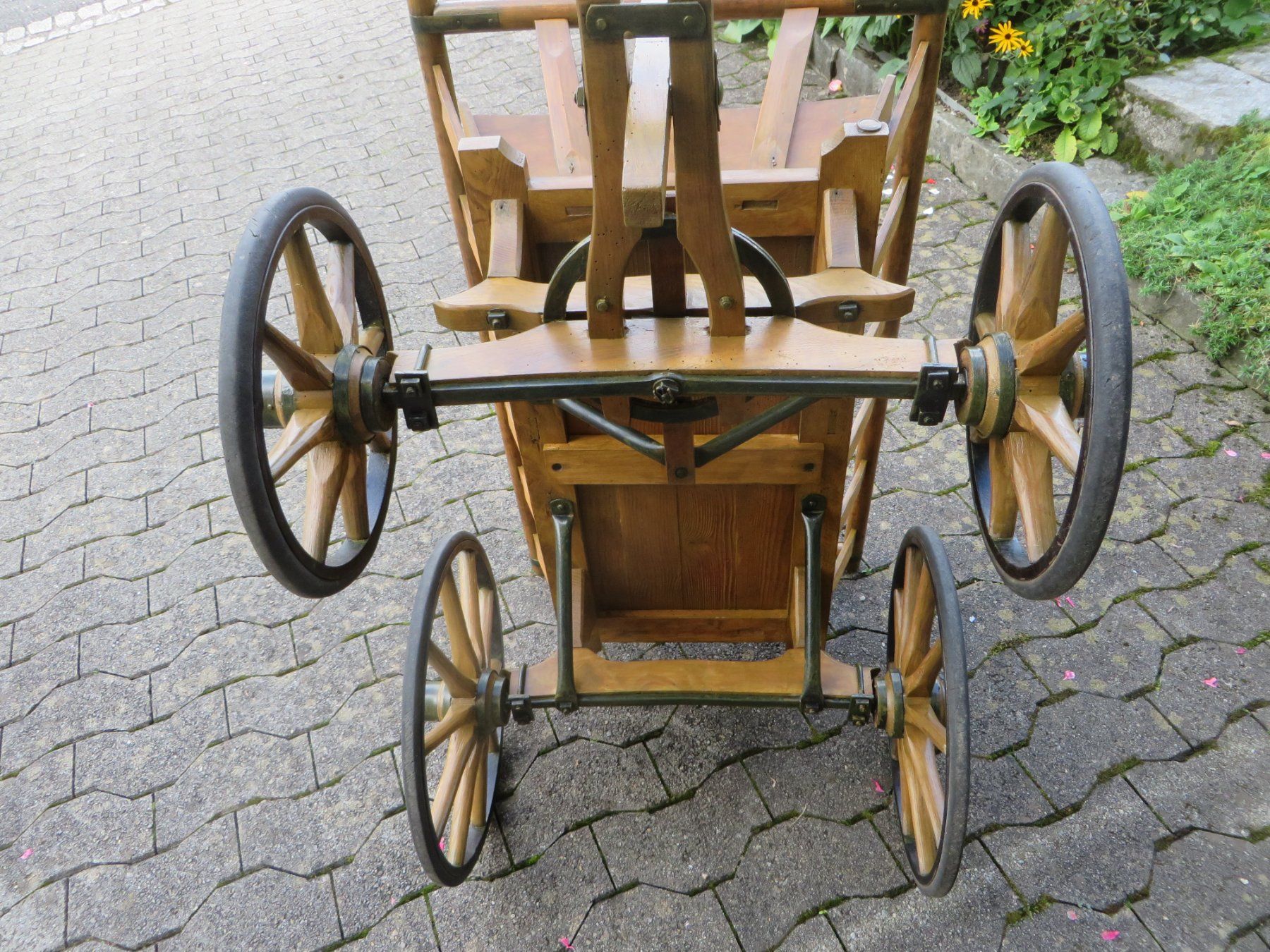 Carrelli di trasporto: Nr. 1 Orginal restauriertes Leiterwägeli / Leiterwagen – Usato da Ermenswil venduto da lodero 4