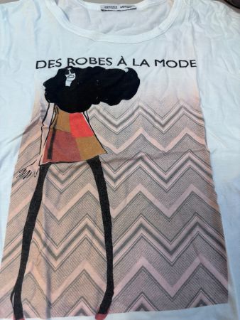 Zara T-Shirt, Gr. S, "Des Robes à la Mode" Motiv, Top!