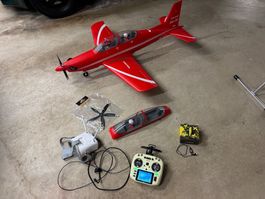 FMS PC-21 FPV mit Headtracking und Fernbedienung + Drone
