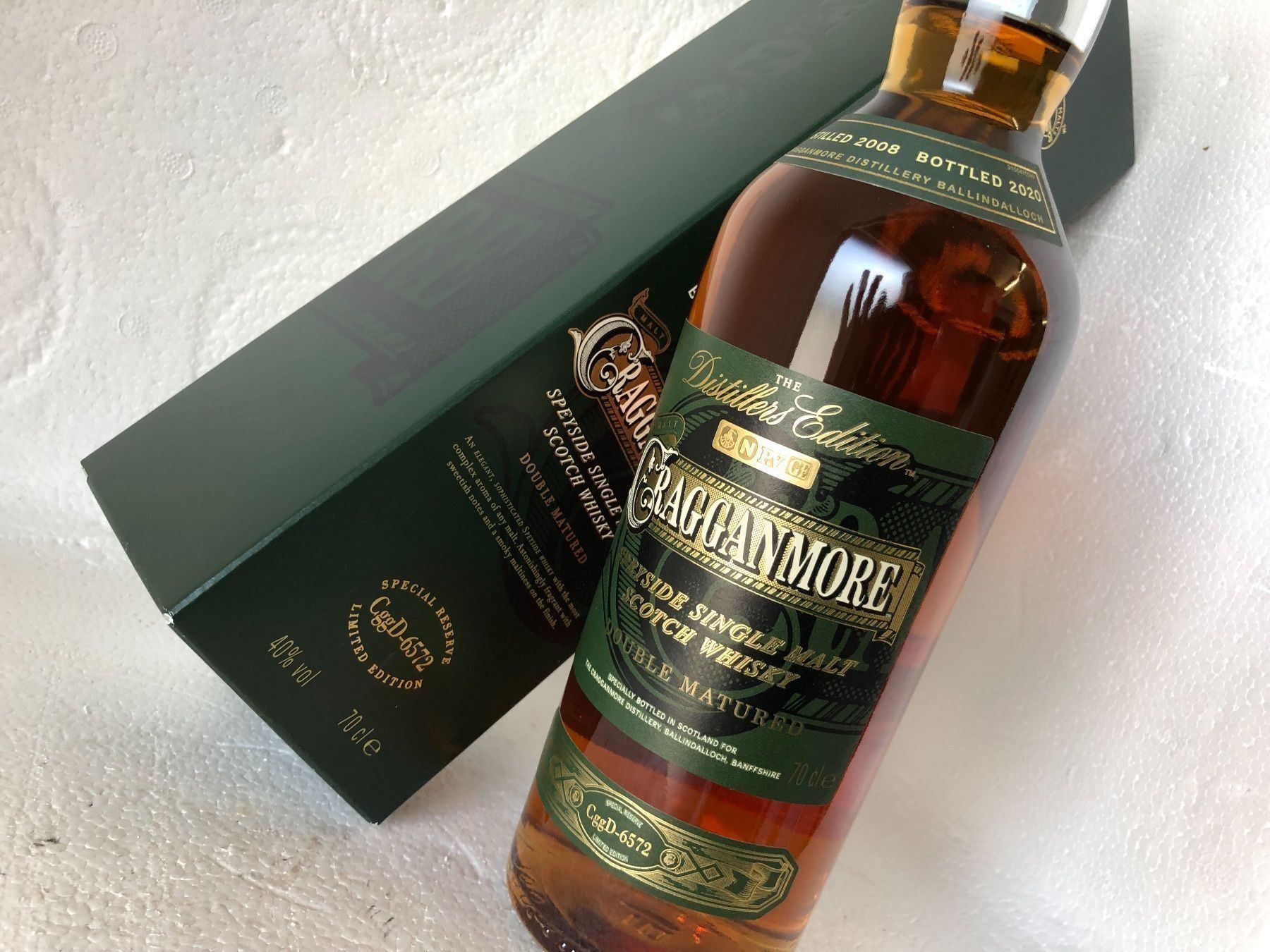 Bevande alcoliche: 1 Flasche Cragganmore Single Malt 2008... – Nuovo e nell'imballaggio originale da Wöschnau venduto da Vinsale 8