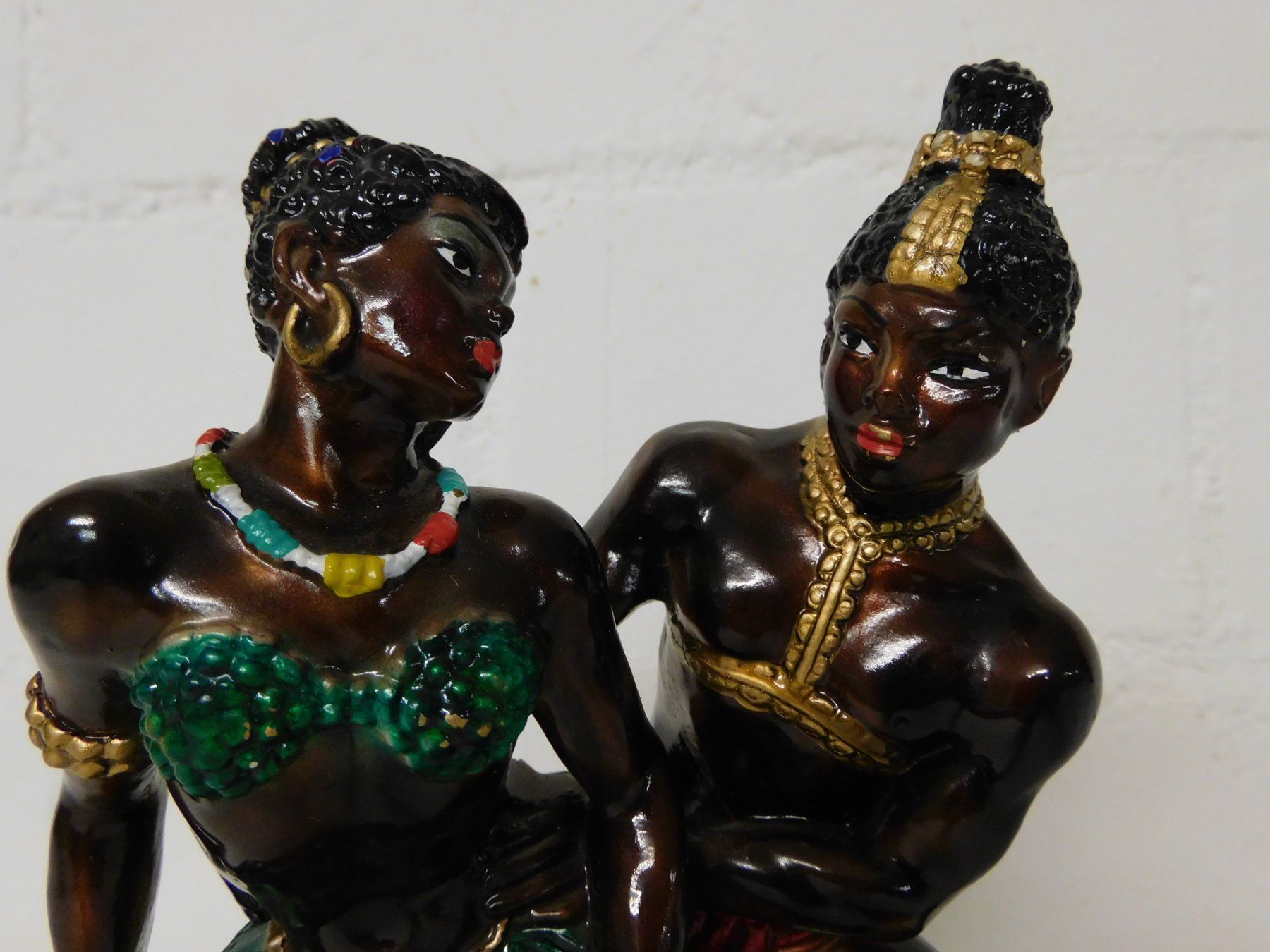 Sculture & Statue: Afrikanische Keramikfigur, handbemalt – Usato da sursee venduto da trilli-tralli 1