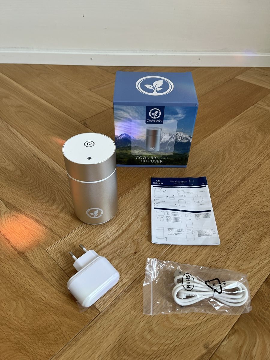 Diffusori di oli essenziali: Oshadhi Cool Breeze Diffuser - Neuwertig im Originalkarton! – Nuovo e nell'imballaggio originale da Binningen venduto da dygsr 2