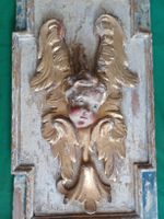 Antico Putto Alato in Legno