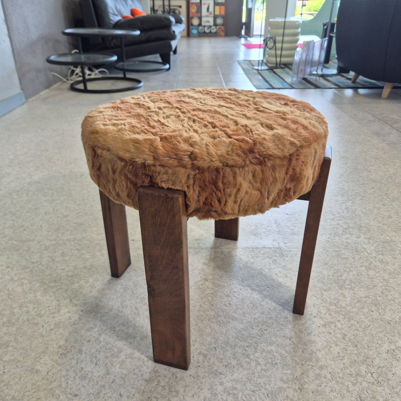 Sgabelli: Fellhocker Fellhöcker Hocker Stool – Usato da Nottwil venduto da Wondewa-Shop 8