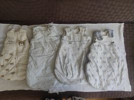 4x Baby Schlafsäcke, Gr.50-60cm