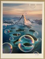 Bubble Studio: Global Warming - Matterhorn, signiert 12/50