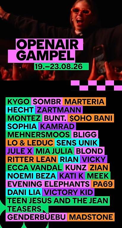 Biglietti: Openair Gampel 2 x Alle Tage – Nuovo e nell'imballaggio originale da Rotkreuz venduto da planetlive